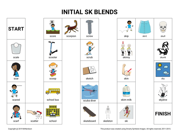 Initial S Blends Board Games