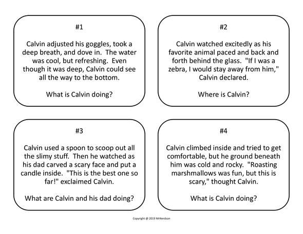 Inference Task Cards