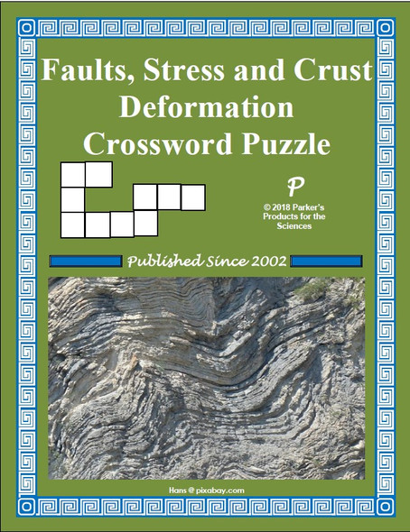 Faults, Stress and Crust Deformation Crossword Puzzle