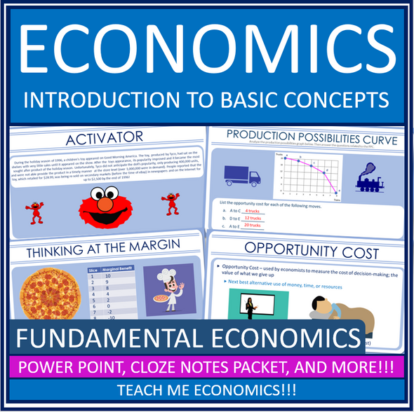 Basic Economic Concepts Powerpoint Notes, Tests, Webquests Google 1:1 Distance Learning 1 to 1 Basic Economic Concepts Powerpoint Notes, Tests, Webquests Google 1:1 Distance Learning 1 to 1
