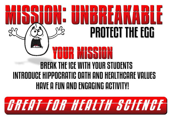Mission Unbreakable- Drop the Egg with a Healthcare Twist!