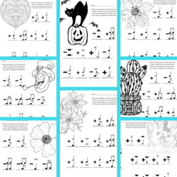 Music Math Activities