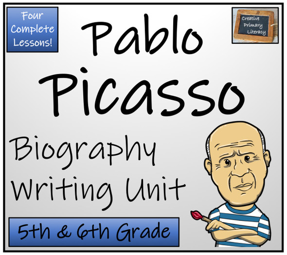 Pablo Picasso - 5th & 6th Grade Biography Writing Activity