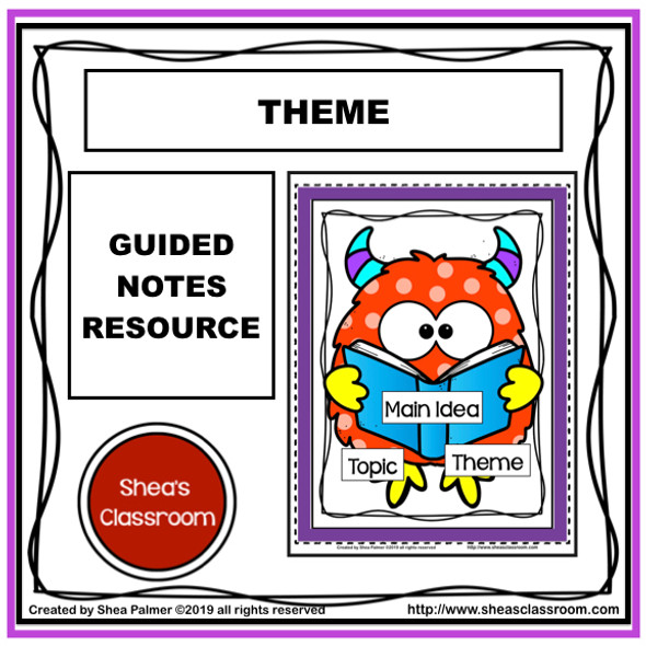 Theme Guided Notes Resource