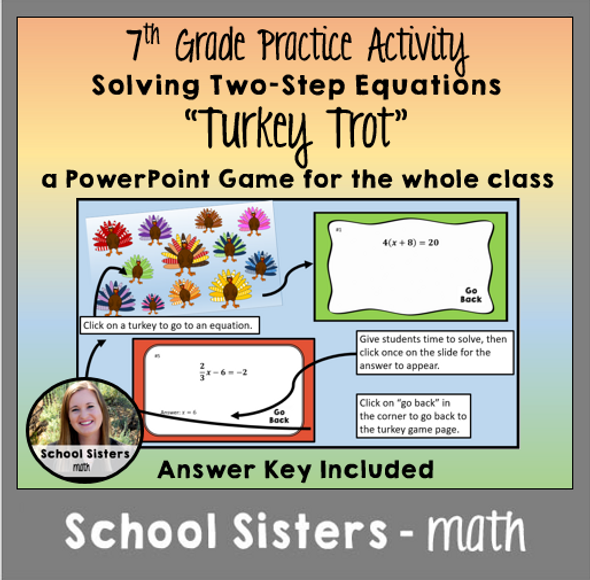 Solving Equations Turkey Trot