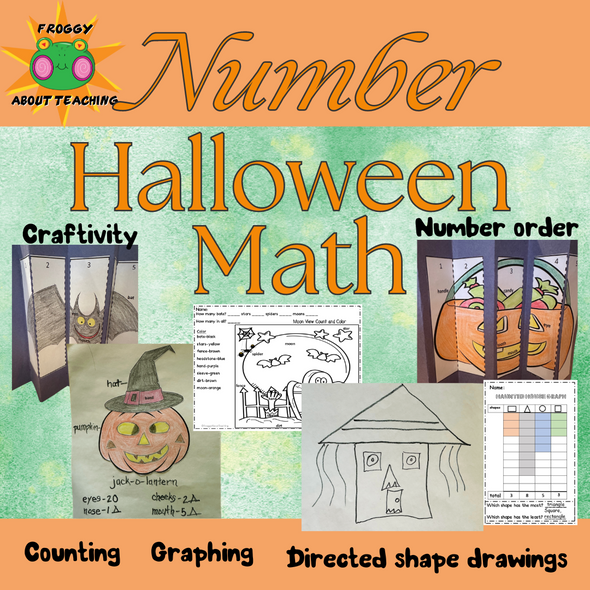 Halloween Math Activities  for Kindergarten and 1st Grade