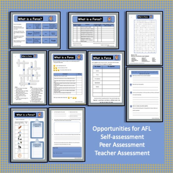 Forces Module Plus Test Prep Lesson for Middle School Science