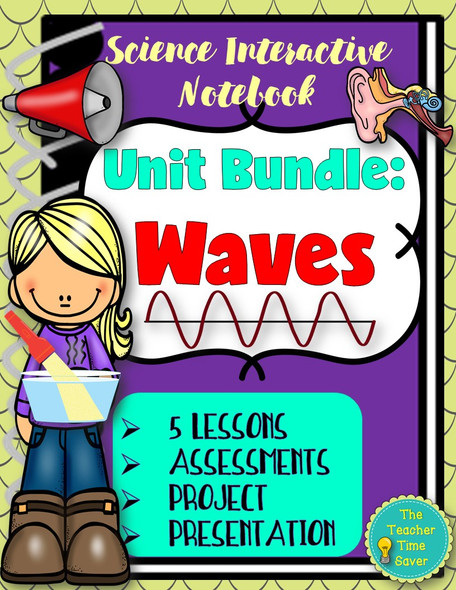 Waves Light & Sound Notebook Unit Bundle