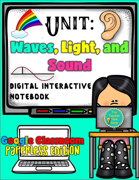 Light and Sound Waves Interactive Notebook Bundle | Physical Science