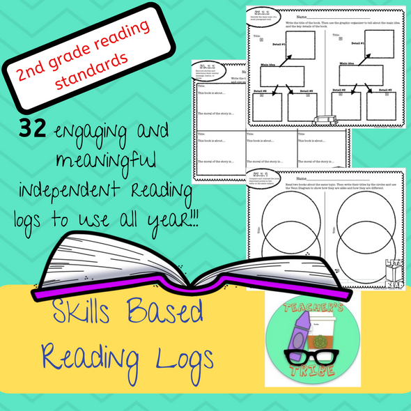 Skills-based Reading Logs for 2nd Grade