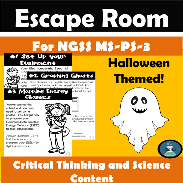 Escape Room: NGSS MS PS-3 "Haunted School House Hunters"