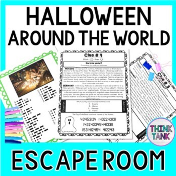 Halloween Around the World Escape Room! Halloween-like traditions