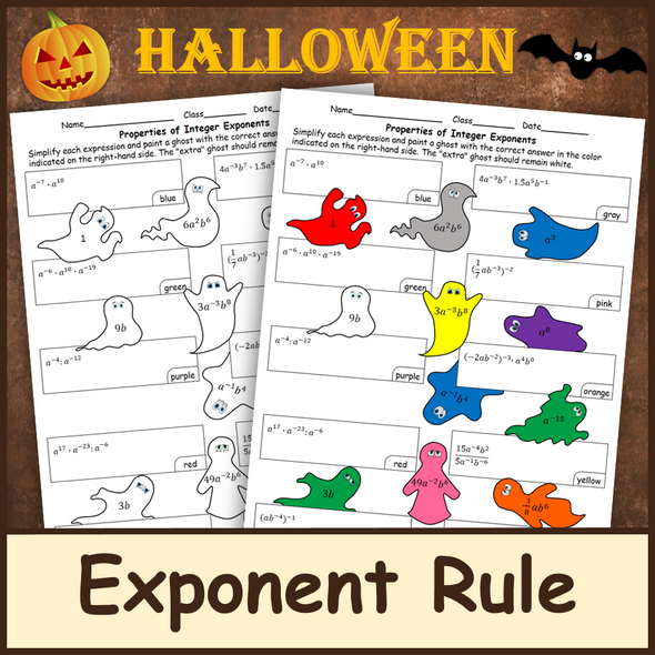 Halloween Exponent Rule