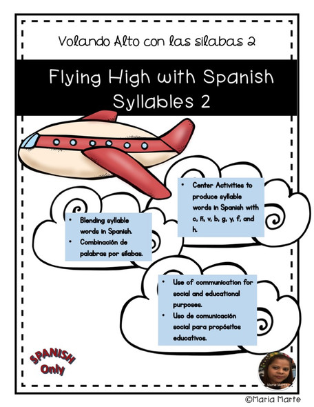 Volando Alto con las Sílabas 2 // Flying High with Spanish Syllable Words 2