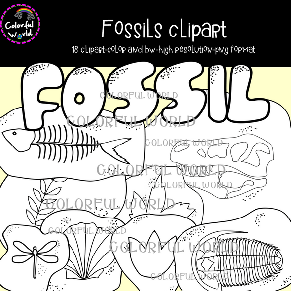 Fossils clipart