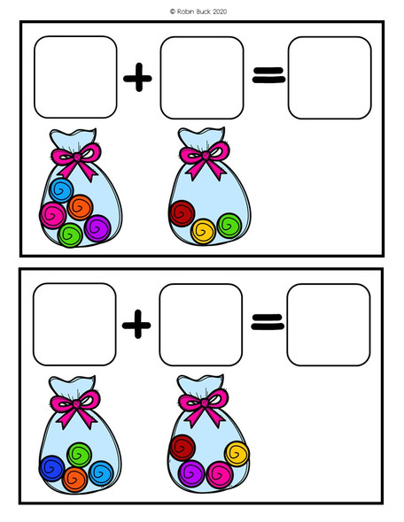 Candy Addition, Subtraction, and Numbers 1-20