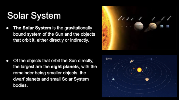 Solar System Formation & Areas (PowerPoint)