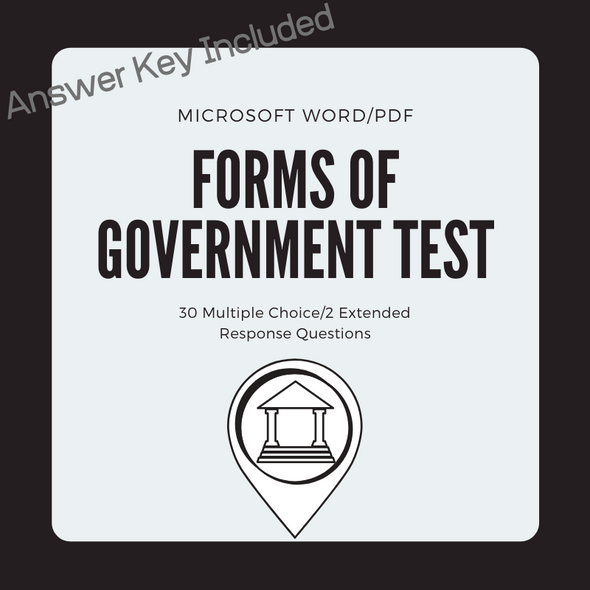 Forms of Government Test