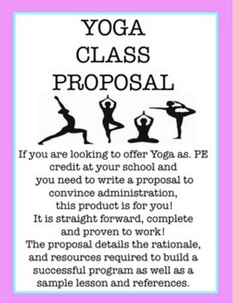 Proposal For Yoga Class for PE Credit