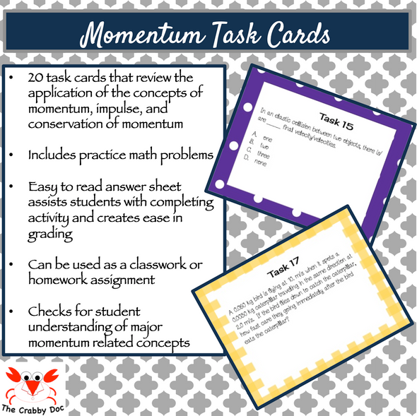 Momentum Task Cards