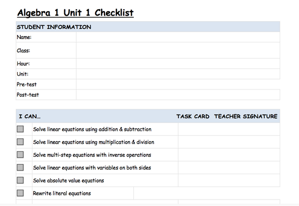 Standards Based Learning Rubric For Formative Assessments Amped Up Learning 2639