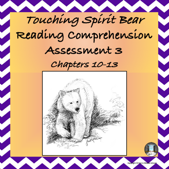 Assessment for Chapters 10-13 of Touching Spirit Bear by Ben Mikaelsen