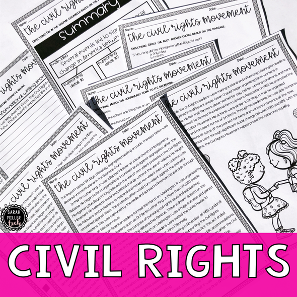 Civil Rights Movement Reading Activity (SS5H6) 