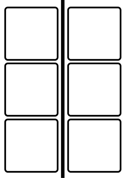 blank timeline pages for assembling the timeline after cutting the cards apart