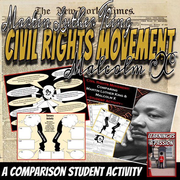 U.S. History | Civil Rights Movement: Martin Luther King V. Malcolm X