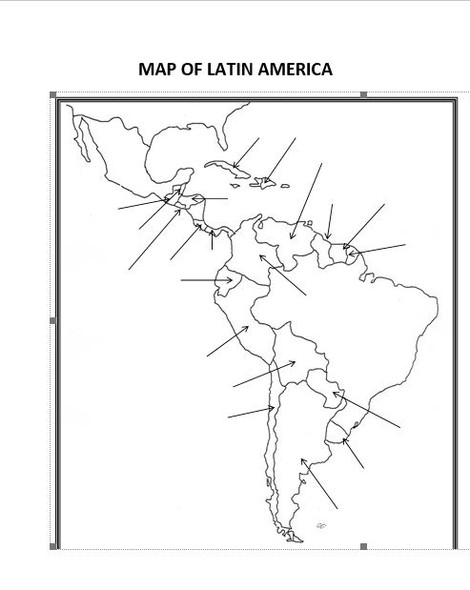 Latin America Map Activity