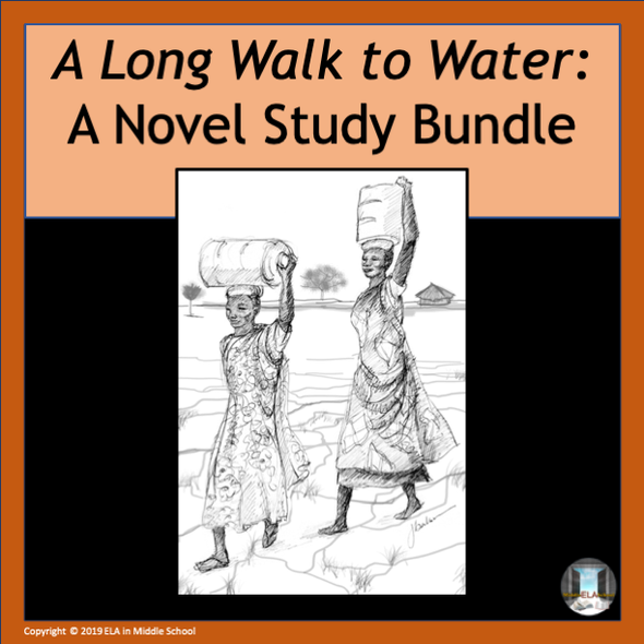 A Long Walk to Water Novel Study BUNDLE REMOTE READY RESOURCE