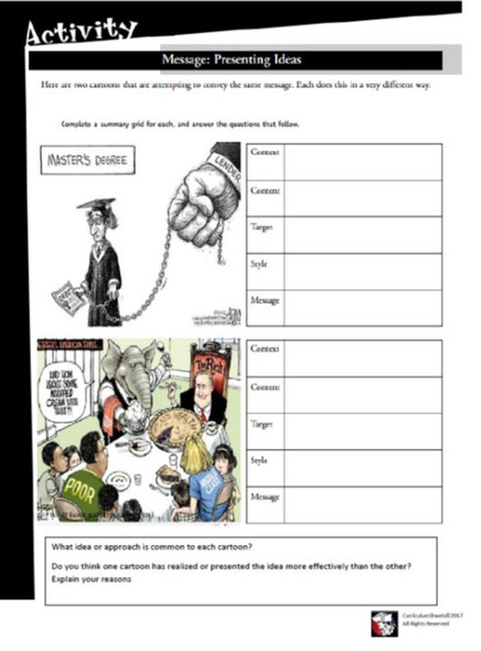 Political Cartoons (Teaching Students to Analyze Political Cartoons) Lessons