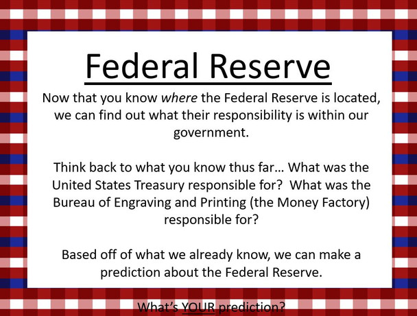 The United States Government: The Treasury, Federal Reserve, & Money Factory