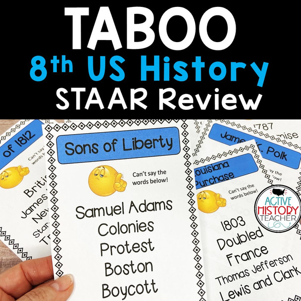 US History STAAR Review - TABOO 8th Grade