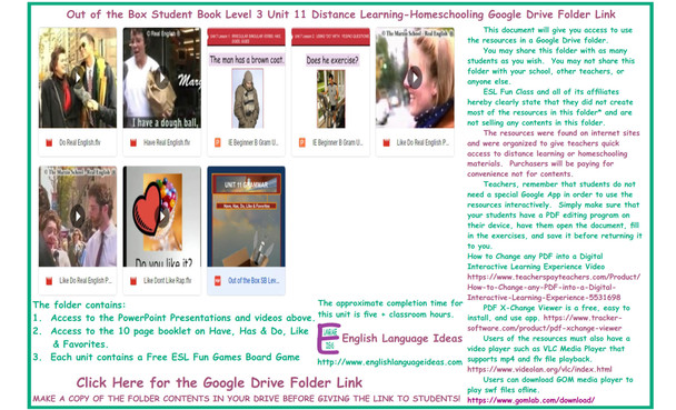 Have, Has & Do, Like & Favorites Distance Learning-Homeschool Bundle-Google Drive