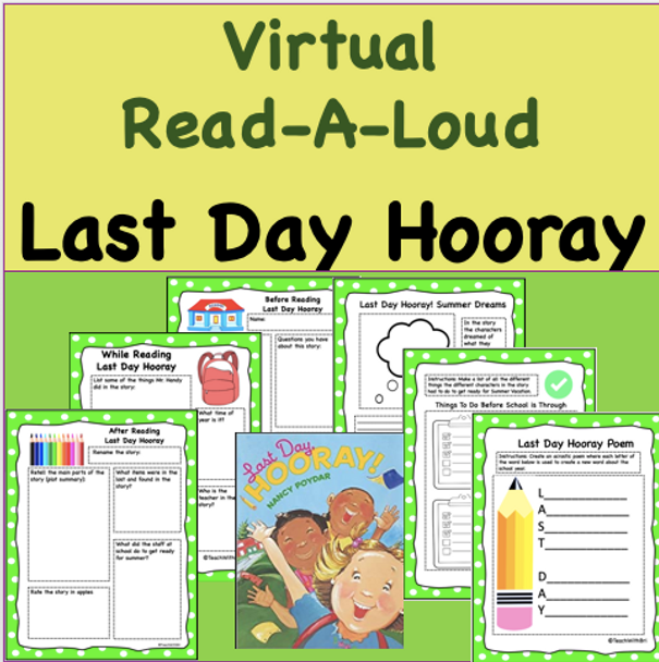 Discount Bundle- Virtual Read-A-Loud Pack- End of the School Year- For Google Drive