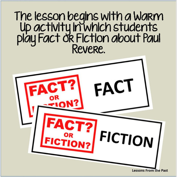 Paul Revere & The Midnight Ride - Fact or Fiction and Illustrate the Midnight Ride 