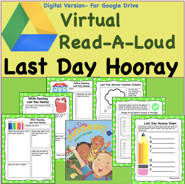 Digital Version- Discount Bundle- Virtual Read-A-Loud Pack- End of the School Year- For Google Drive