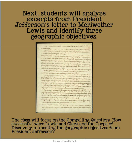 Mapping the Journey of Lewis and Clark - Analyzing Primary Source Documents