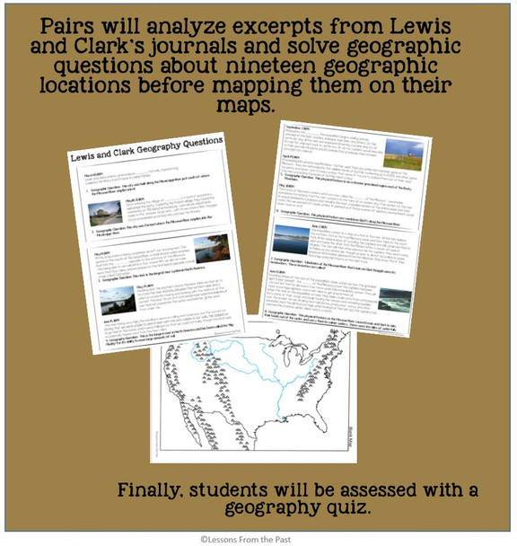 Mapping the Journey of Lewis and Clark - Analyzing Primary Source Documents