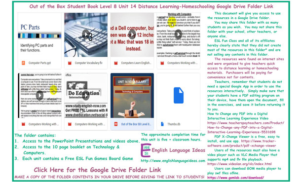 Technology & Computers Distance Learning-Homeschool Bundle-Google Drive