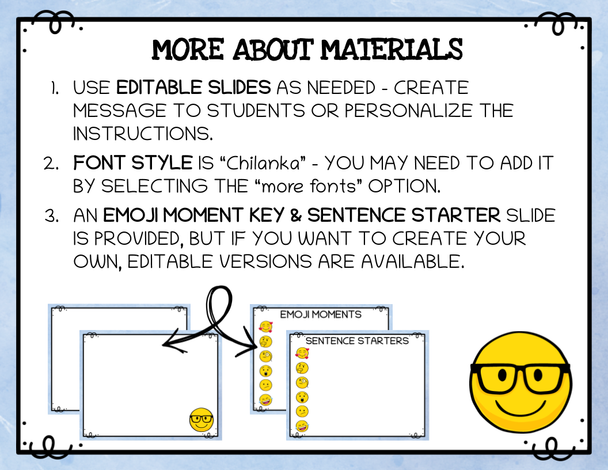 Emoji Moment Reading Journal