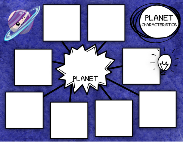 Solar System / Planets Digital Research Template