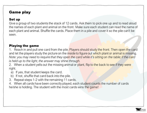 Ecosystems and Biomes Tundra Game