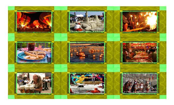 Holidays and Festivals Around the World Spanish Legal Size Photo Card Game