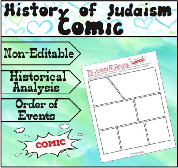 History of Judaism Comic Non-Editable - FREE