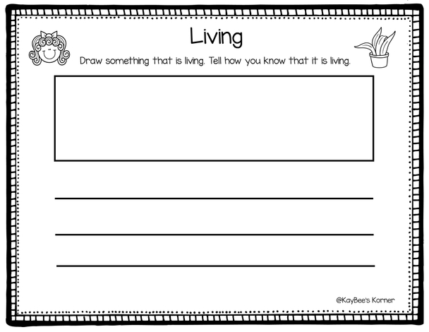 Living and Non-Living Things Activity Pack