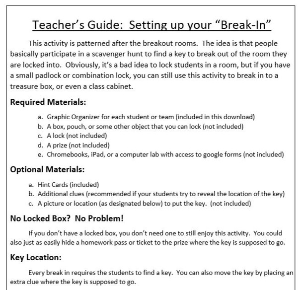 Age of Exploration Break In To History Activity