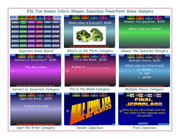 Colors-Shapes Jepoclass PowerPoint Game
