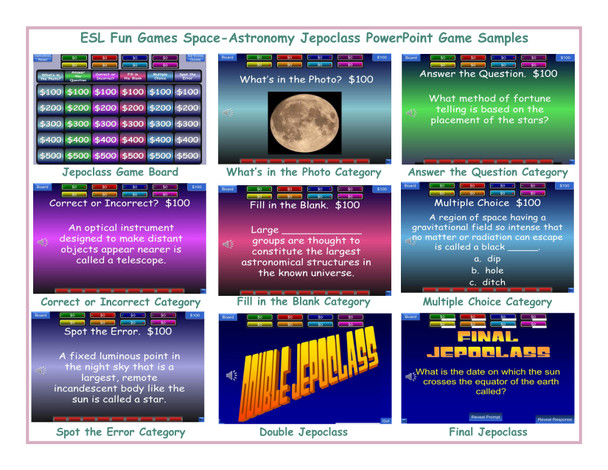Space-Astronomy Jepoclass PowerPoint Game